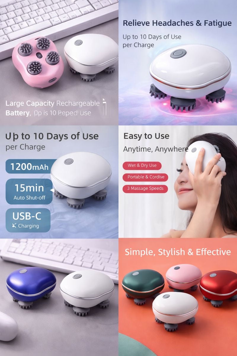 Calmera™ Smart Scalp Massager